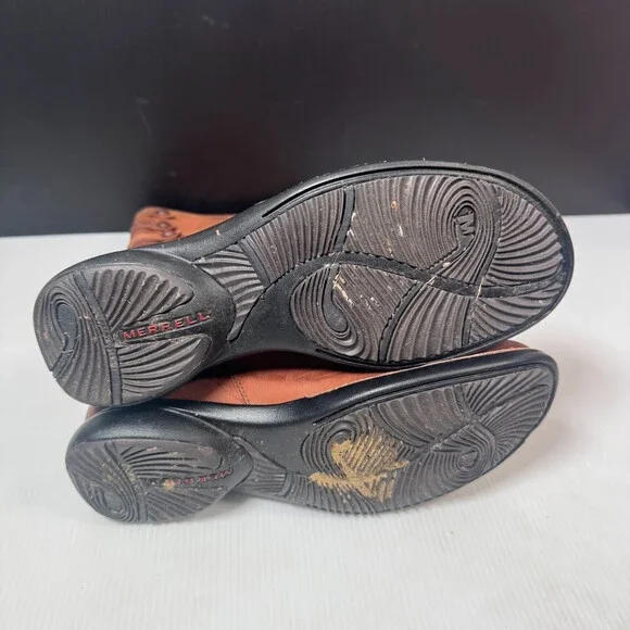 Merrell Tetra Launch Waterproof Cherry Brown Performance Footwear Size 7 Riding - Picture 6 of 7